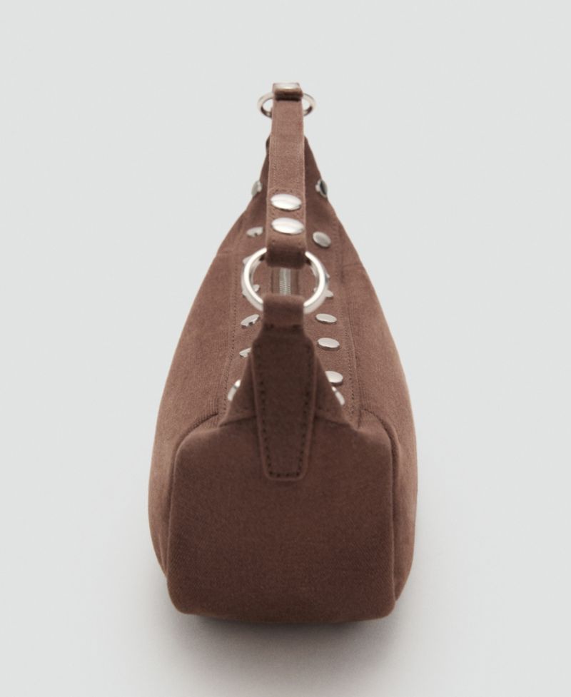 Women's Studded Shoulder Bag