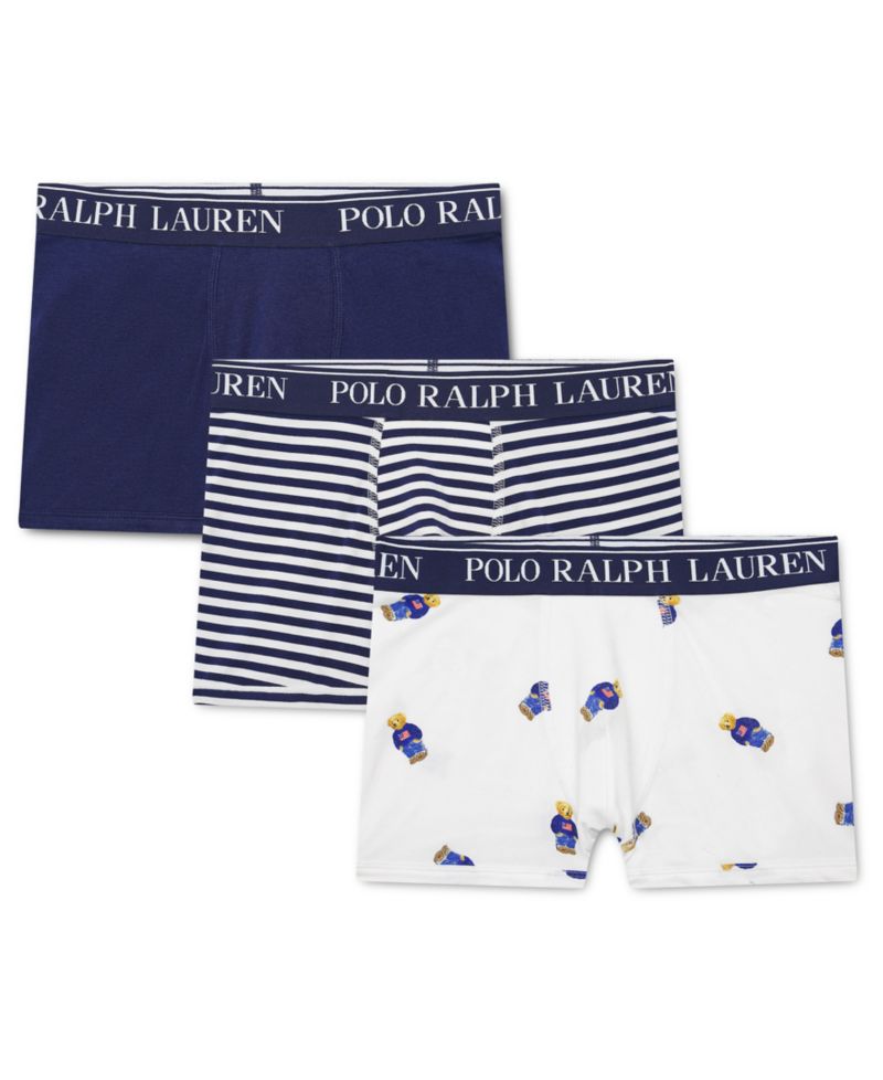 Boys' 8-20 Cotton Stretch Boxer Briefs, 3-Pack