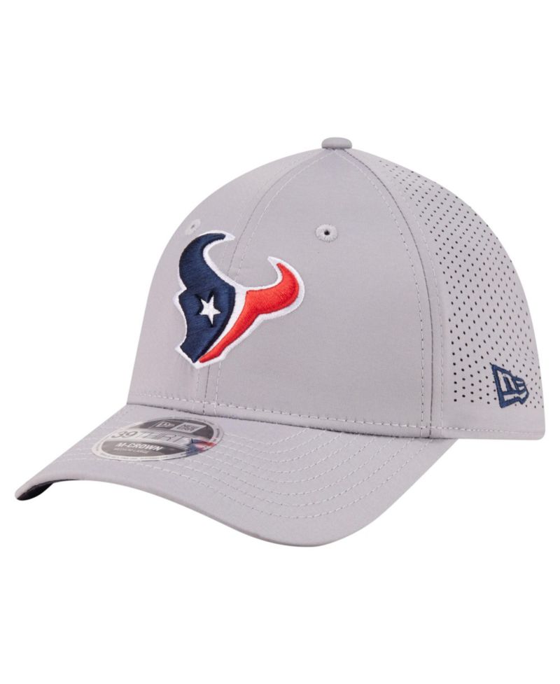 Men's Gray Houston Texans 39THIRTY M-Crown Flex Fit Hat