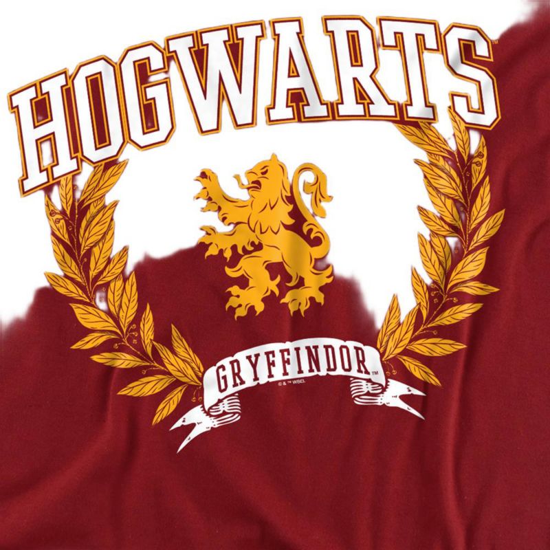 Men's Hogwarts Arched Gryffindor Leaves T Shirt