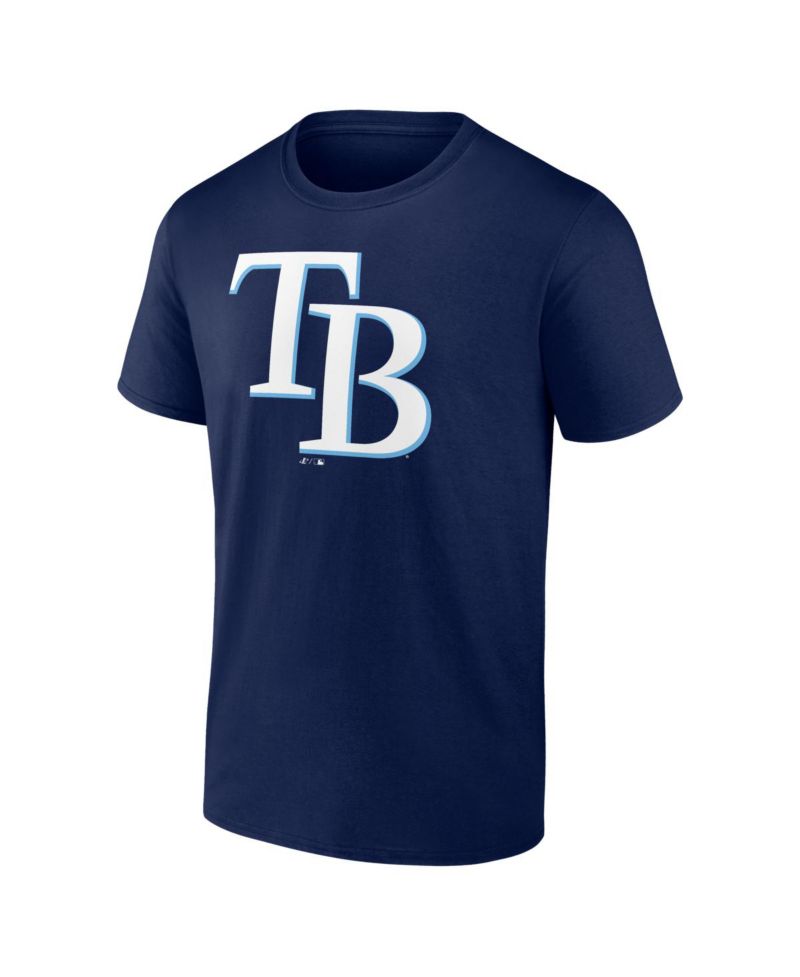 Men's Navy Tampa Bay Rays Logo T-Shirt