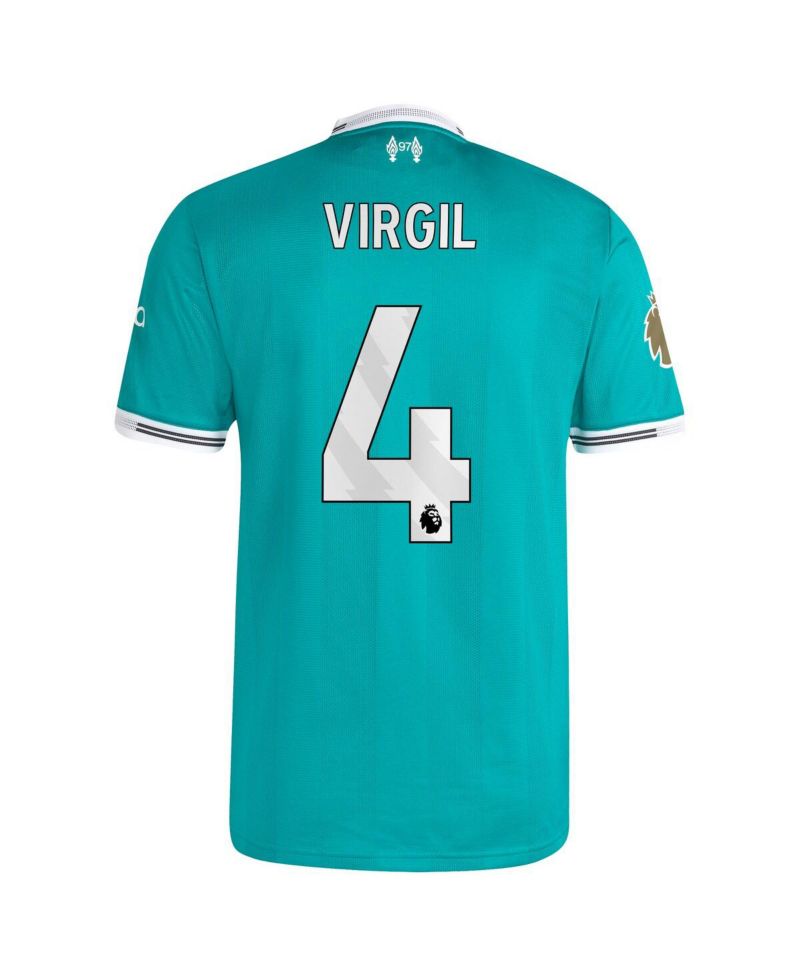 Men's Virgil van Dijk Green Liverpool 2025/26 Third Authentic Player Jersey