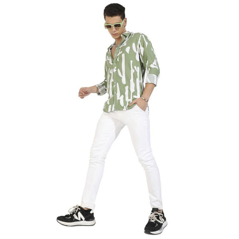 Men's Abstract Print Shirt