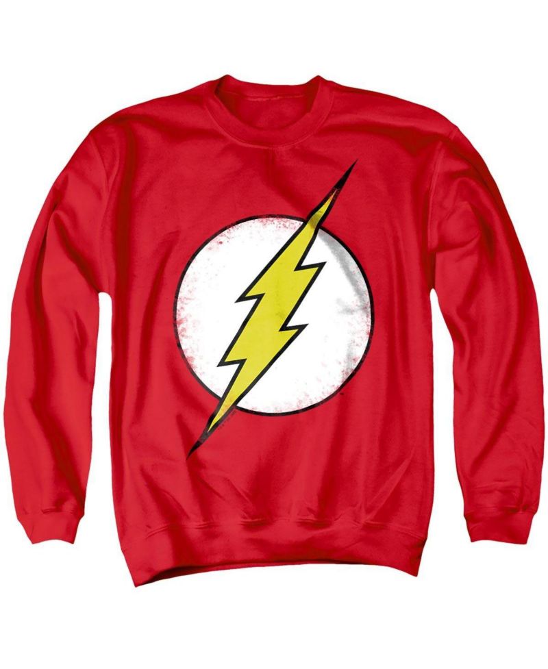 Men's The Distressed Graphic Long-Sleeve Crewneck Sweatshirt