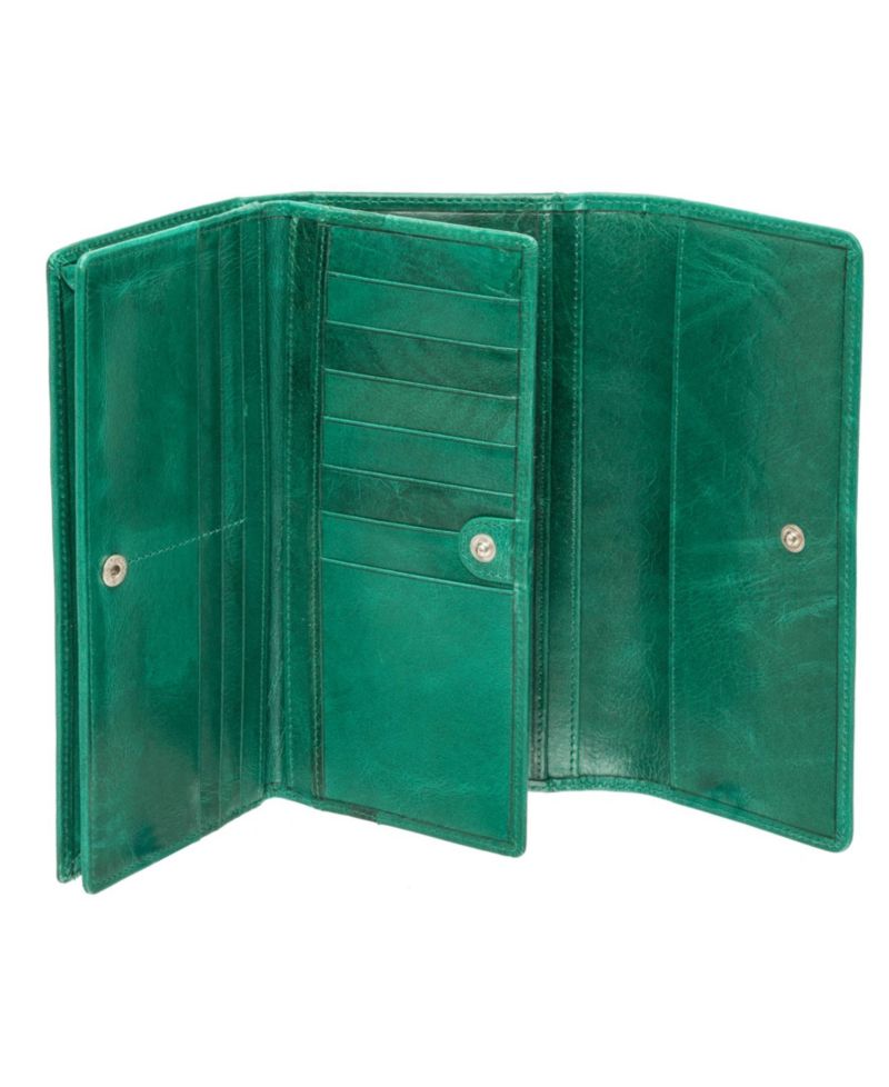 South Beach RFID Secure Quadruple Fold Wallet