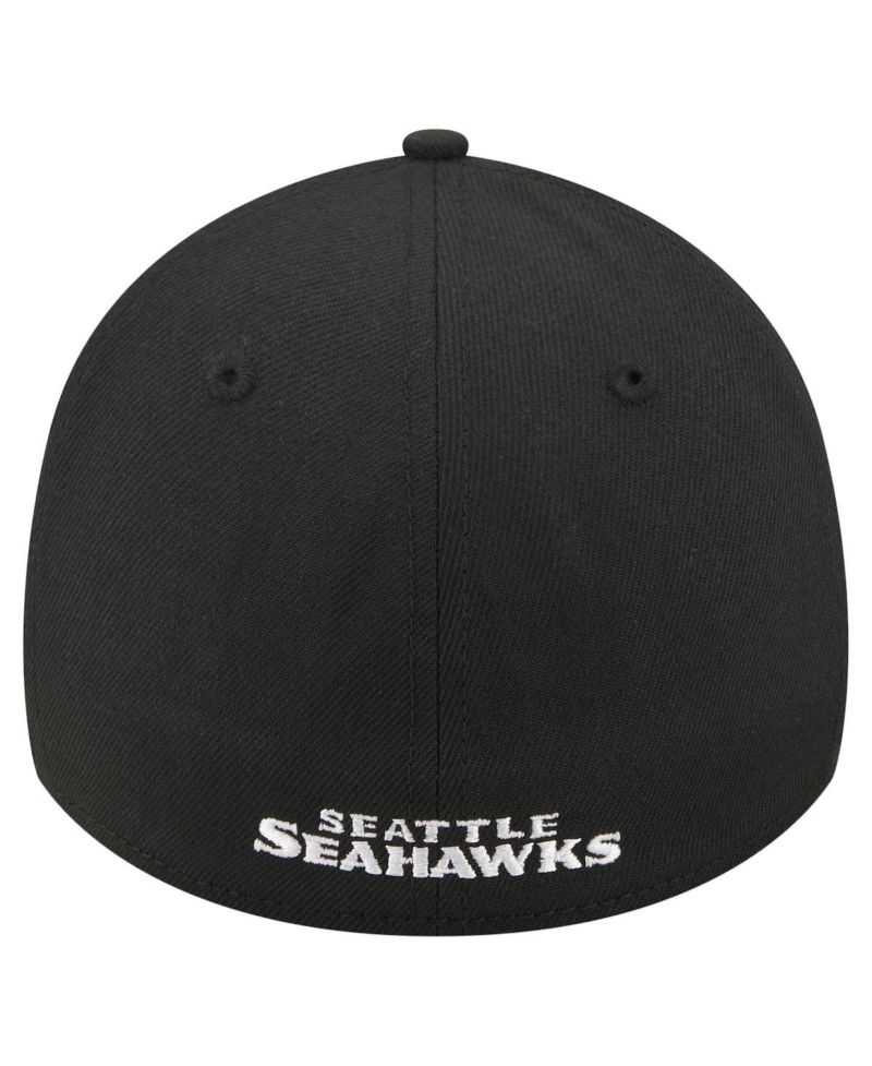 Men's Black Seattle Seahawks Core Team 39THIRTY Flex Hat