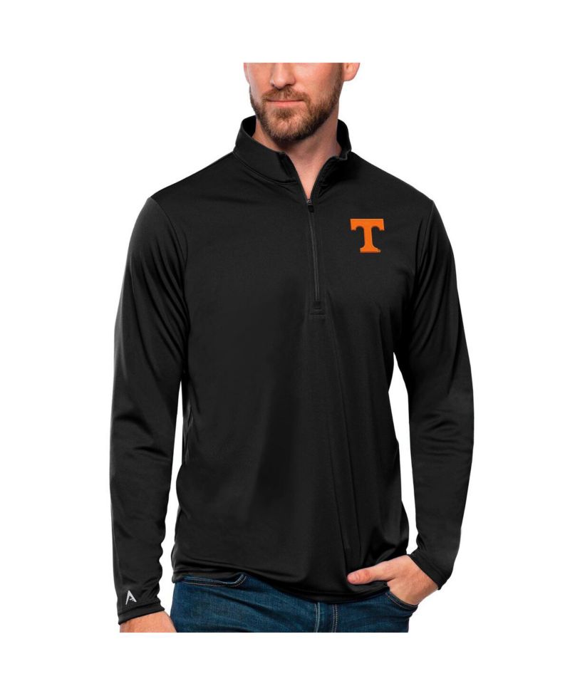 Men's Black Tennessee Volunteers Tribute Quarter-Zip Top