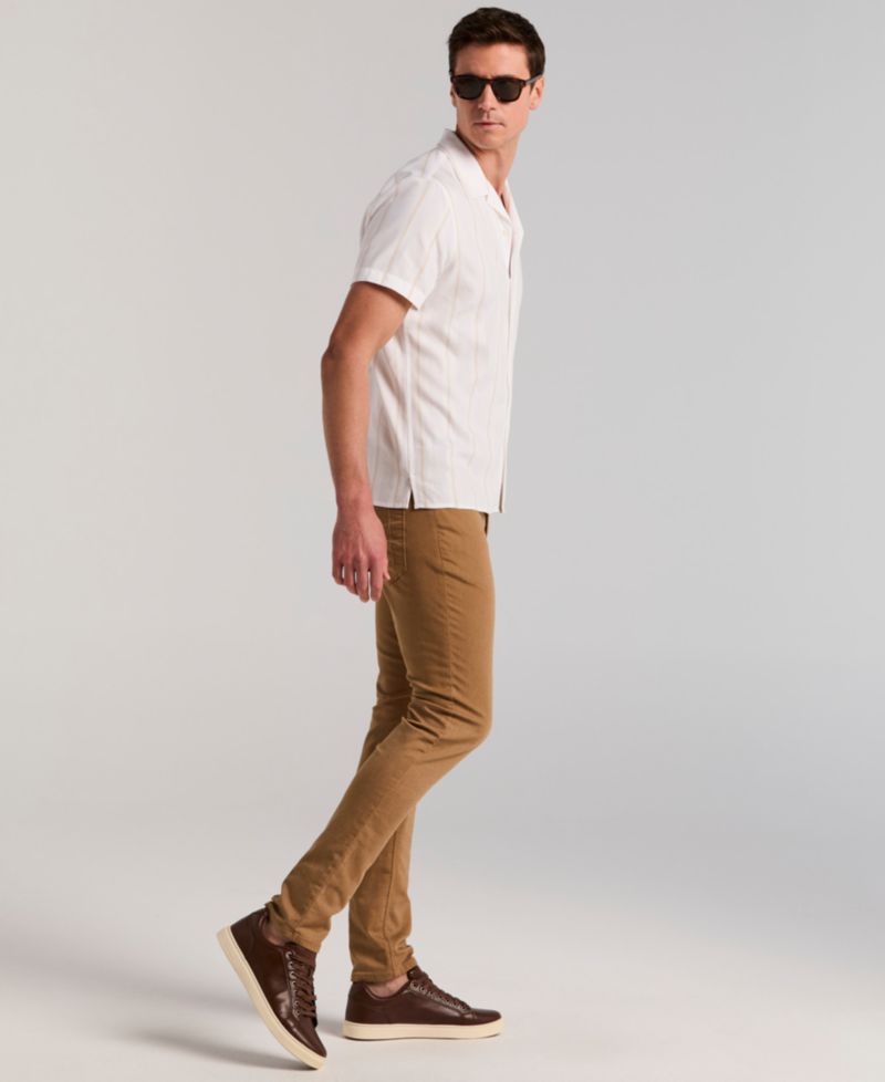 Men's Striped Camp Shirt