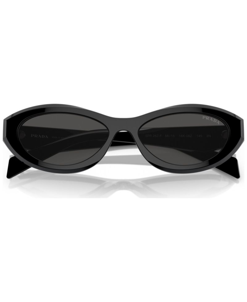 Irregular Low Bridge Women's Sunglasses, PR 26ZSF