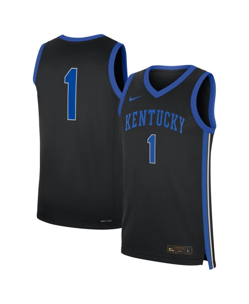 Men's Black Kentucky Wildcats Alternate Replica Jersey