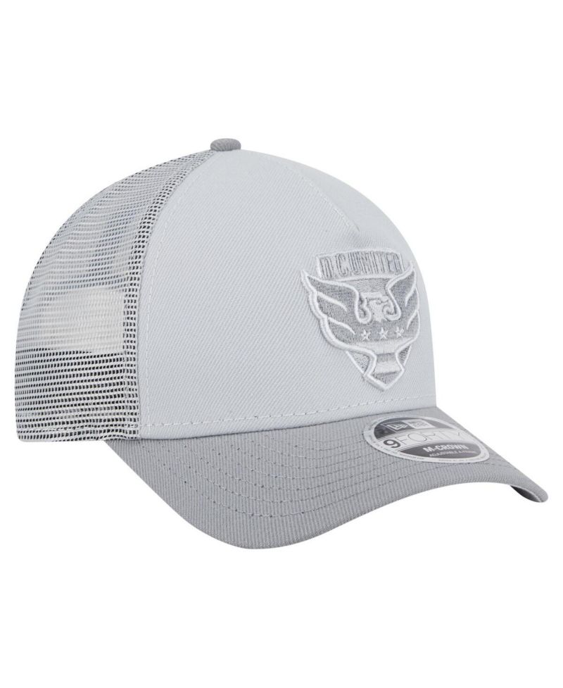 Men's Gray D.C. United Color Pack 9FORTY A-Frame Adjustable Trucker Hat