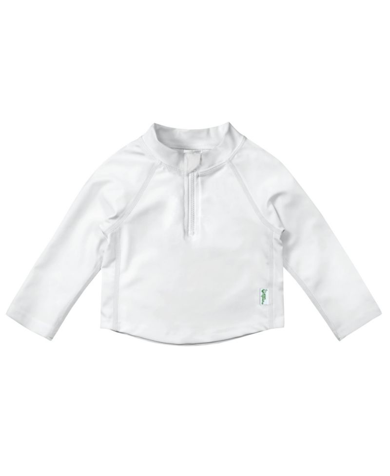 Baby Boys and Girls Long Sleeve Zip Rashgaurd Shirt