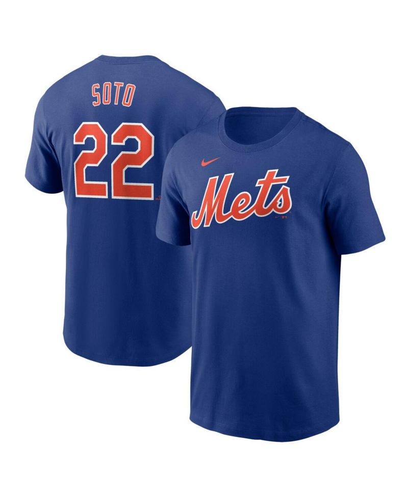 Men's Juan Soto Royal New York Mets Fuse Name & Number T-Shirt
