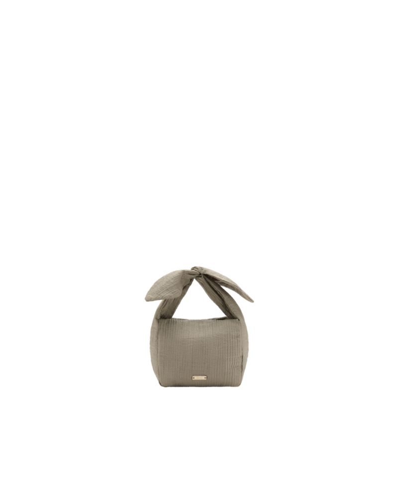Women's Bow Crinkled Handbag
