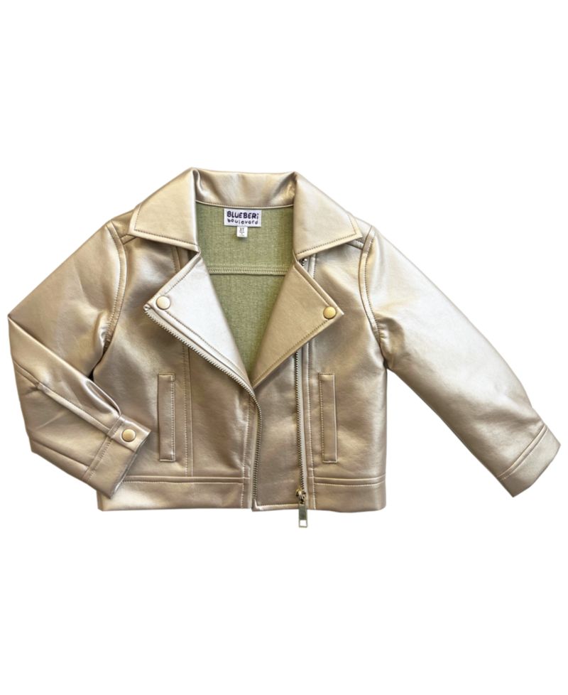 Girls' 2T-6X Biker Jacket and Sleeveless Dress, 2-Piece Set