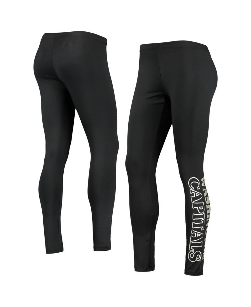Women's Black Washington Capitals Stadium Leggings