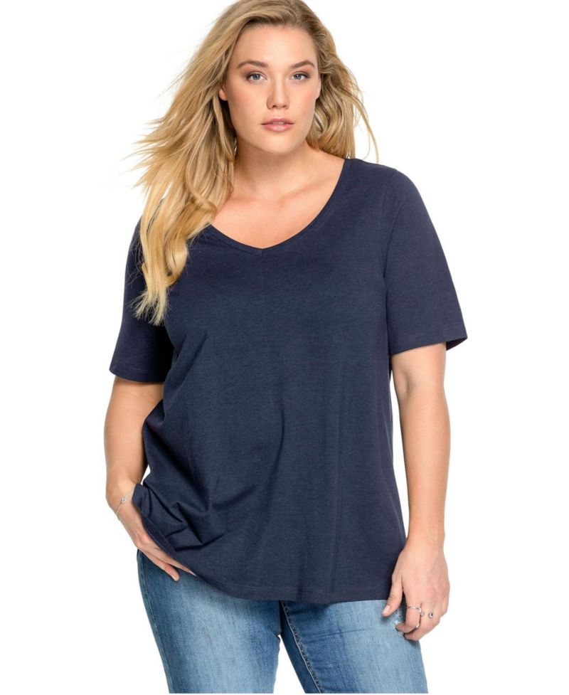 Women's V-Neck A-Line Tunic