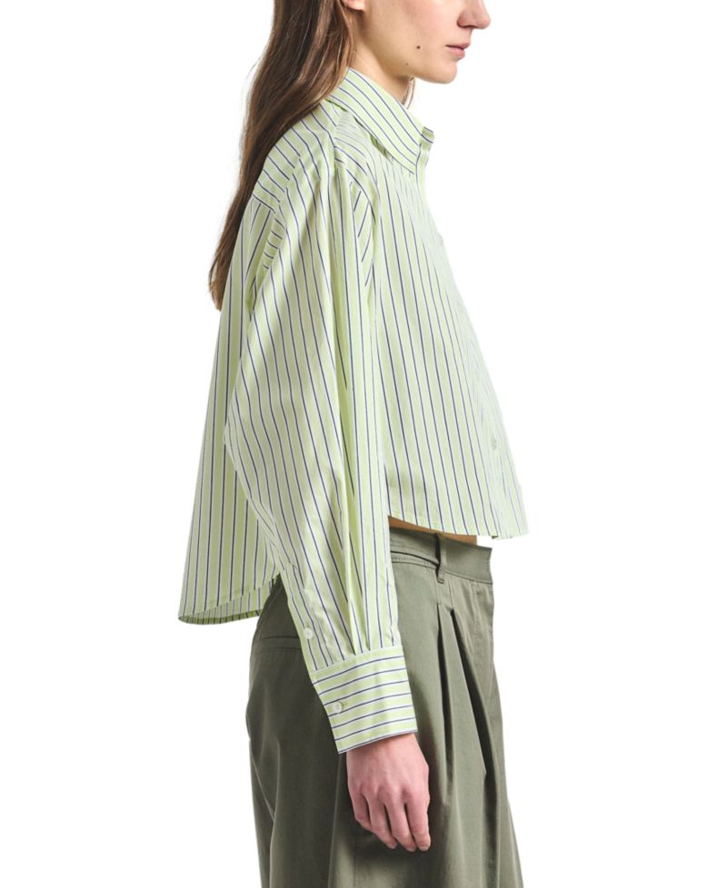 Women's Evelina Shadow Yarn-Dyed Stripe Boxy Shirt