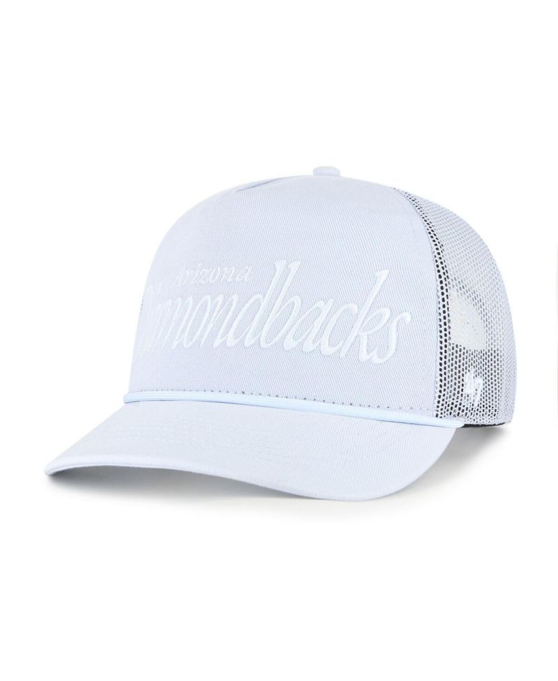 Men's Light Blue Arizona Diamondbacks Foundation Script Hitch Adjustable Trucker Hat