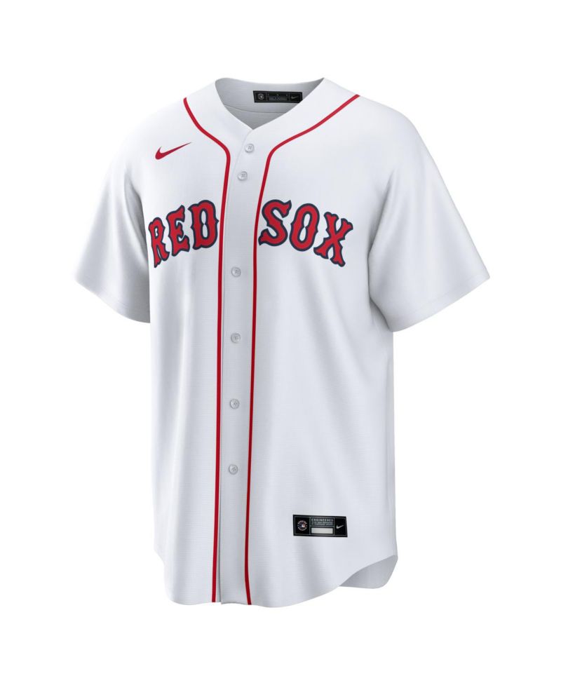 Men's White Boston Red Sox Home Big & Tall Replica Jersey