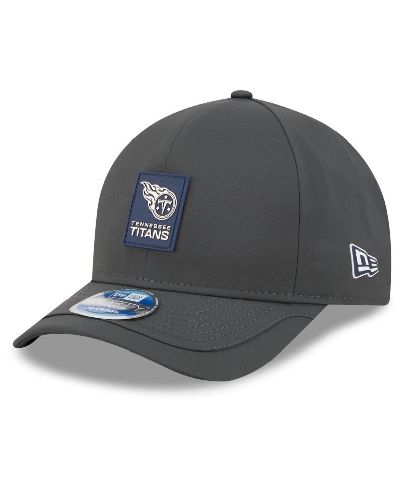 Men's Charcoal Tennessee Titans 2025 Sideline Cold Weather 9FORTY M-Crown Adjustable Hat