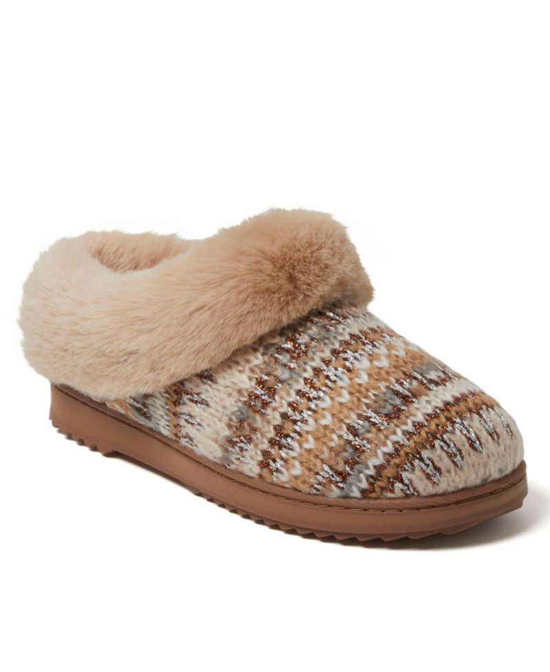 Women's Hannah Knit Clog House Shoe Slipper