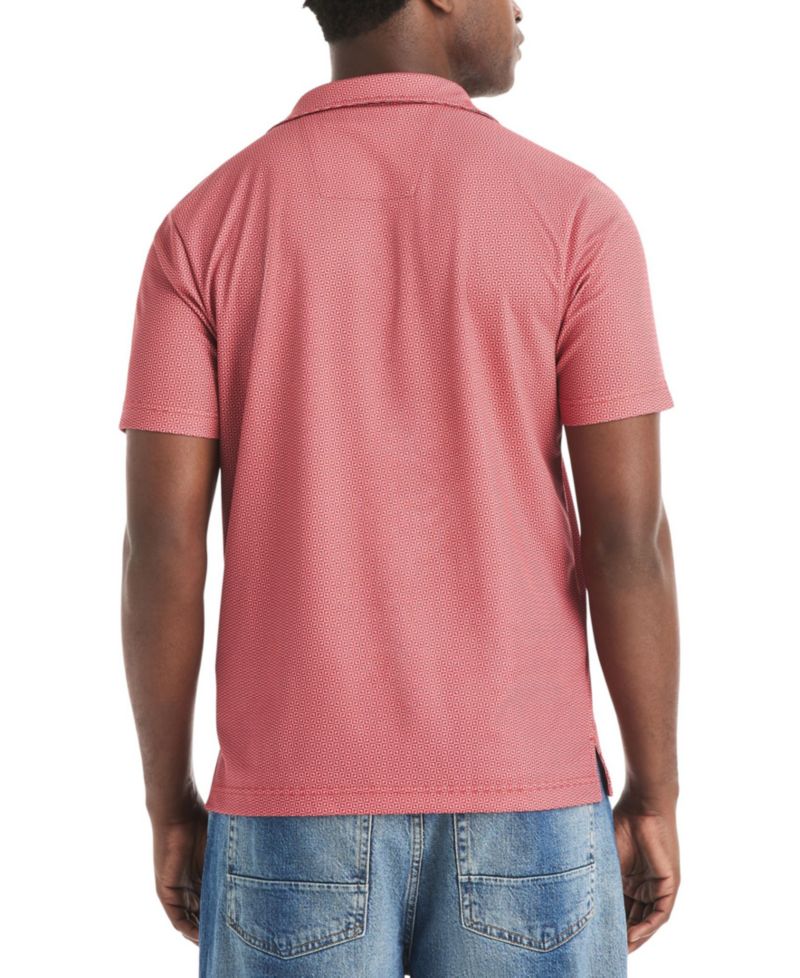 Men's Short-Sleeve Diamond Geo Camp-Collar Shirt