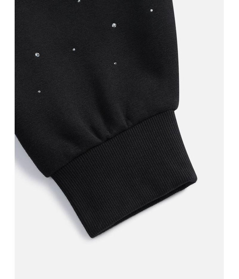 Men's Rhinestone Pullover Hoodie