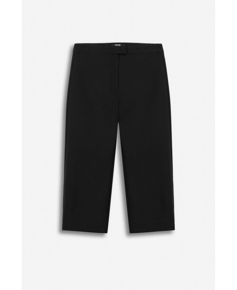 Women's Mid-Rise Slim Capri Trousers