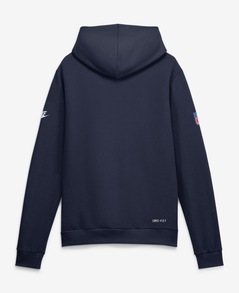 Men's Navy New York Giants Standard Issue ReplayAlternate Dri-FIT Hoodie