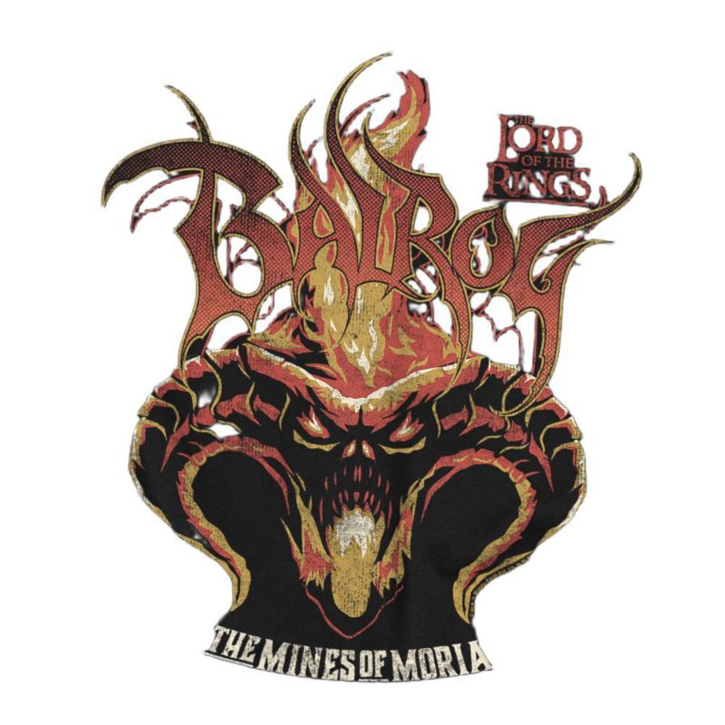 Men's Moria Balrog Flames T-Shirt