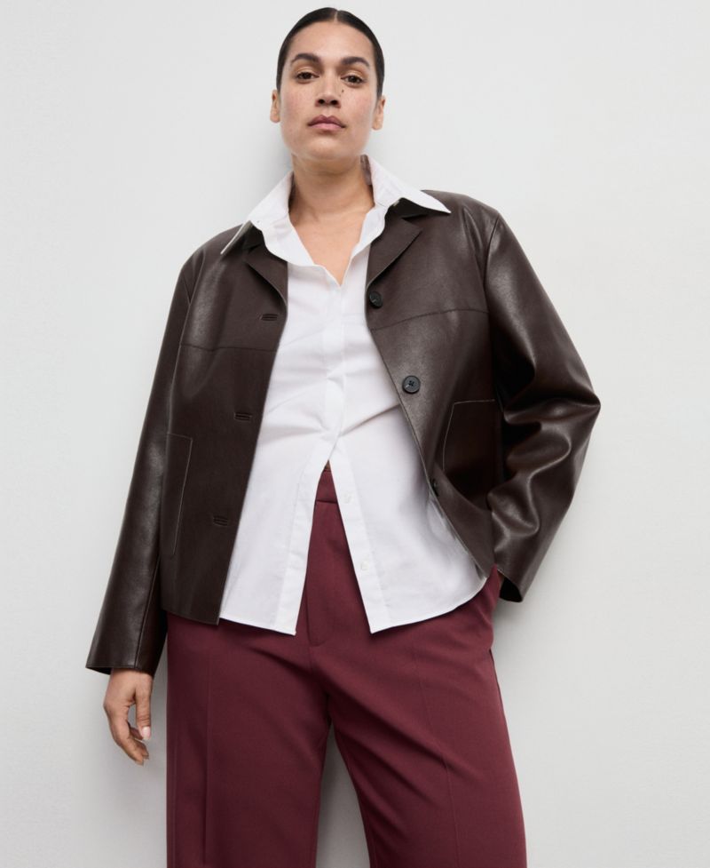 Women's High-Waist Straight Pants