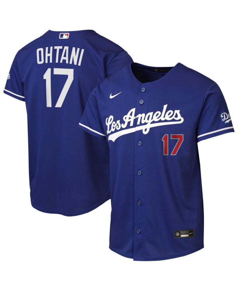 Big Boys and Girls Shohei Ohtani Royal Los Angeles Dodgers Alternate Stadium Jersey