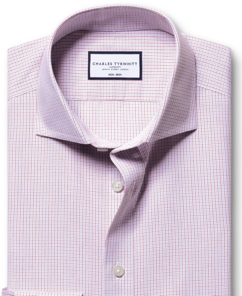 Men's Non-Iron Check Dress Shirt