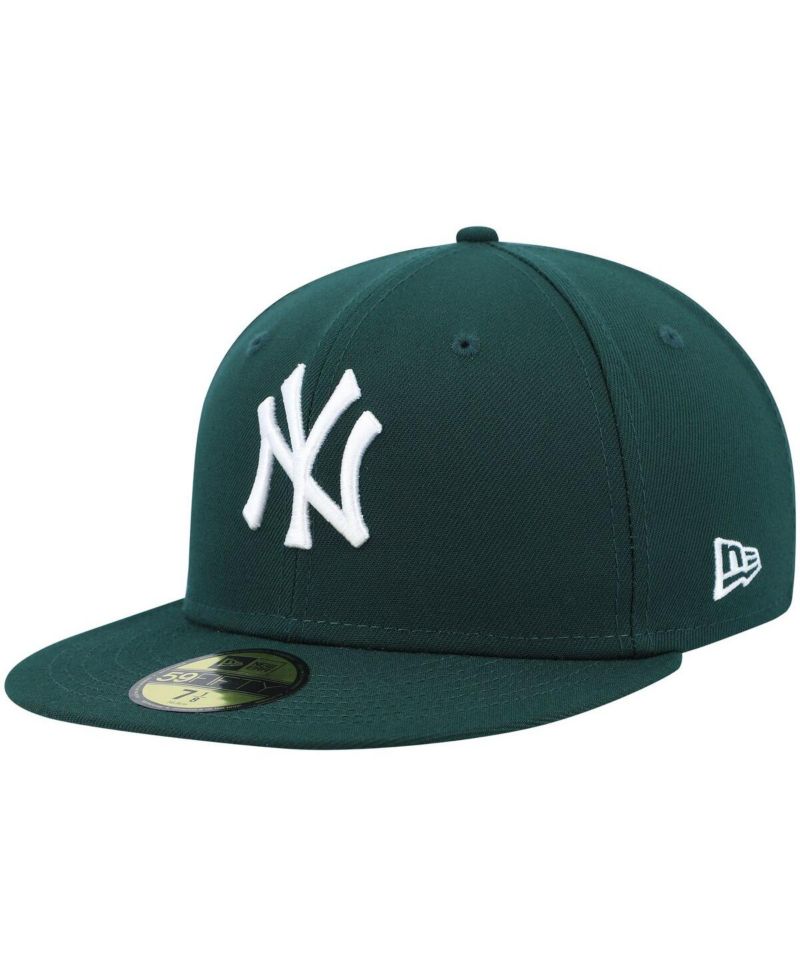 Men's Green New York Yankees White Logo 59FIFTY Fitted Hat
