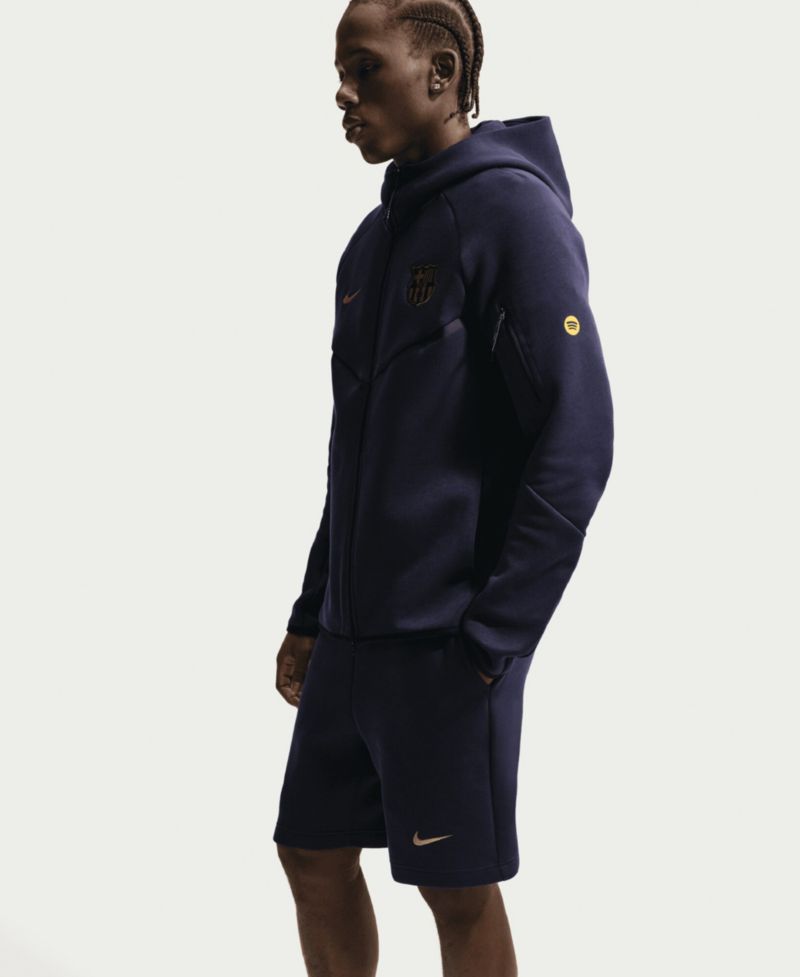 Men's Navy Barcelona Tech Fleece Shorts