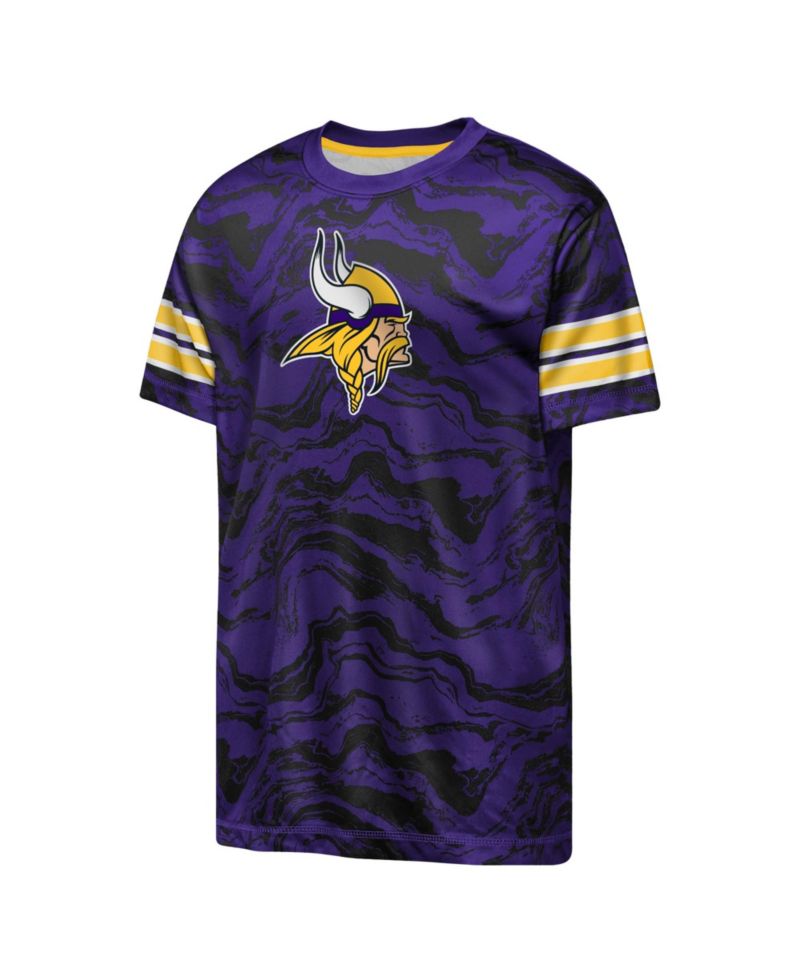 Boys' and Girls' Minnesota Vikings Slant Route Performance T-Shirt