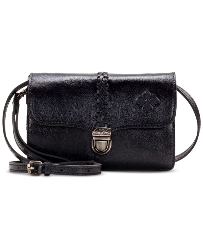 Bianco Small Leather Crossbody Organizer