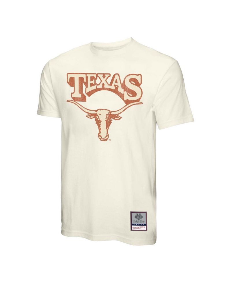 Men's Cream Texas Longhorns Vintage Tone T-Shirt
