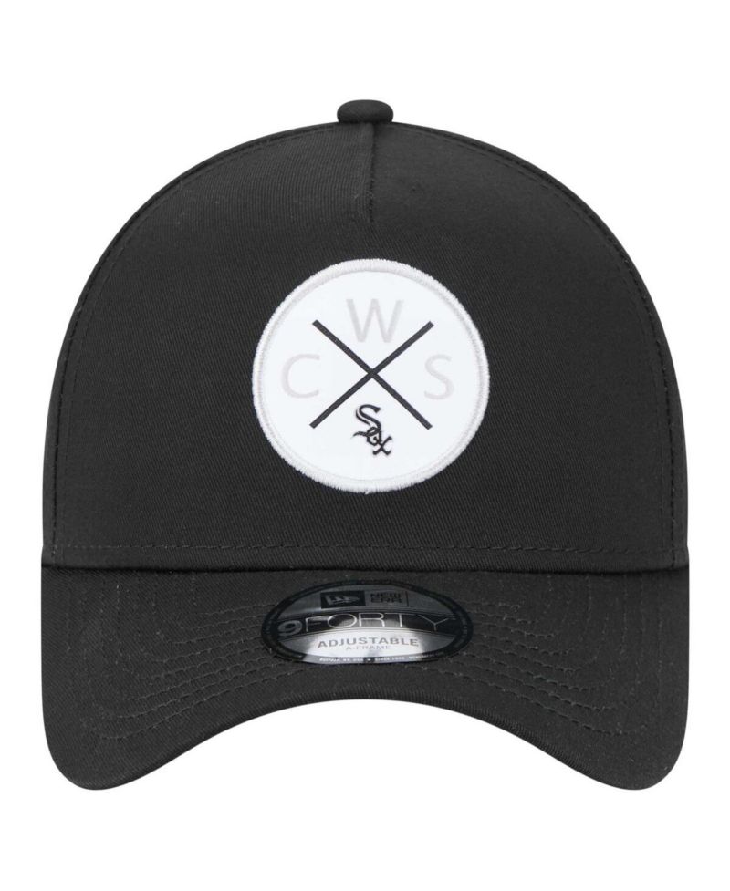 Men's Black Chicago White Sox 9FORTY A-Frame Adjustable Hat