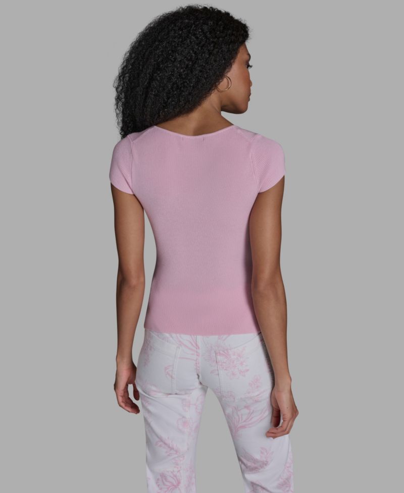 Women's Sweetheart Neck Slim Fit Top
