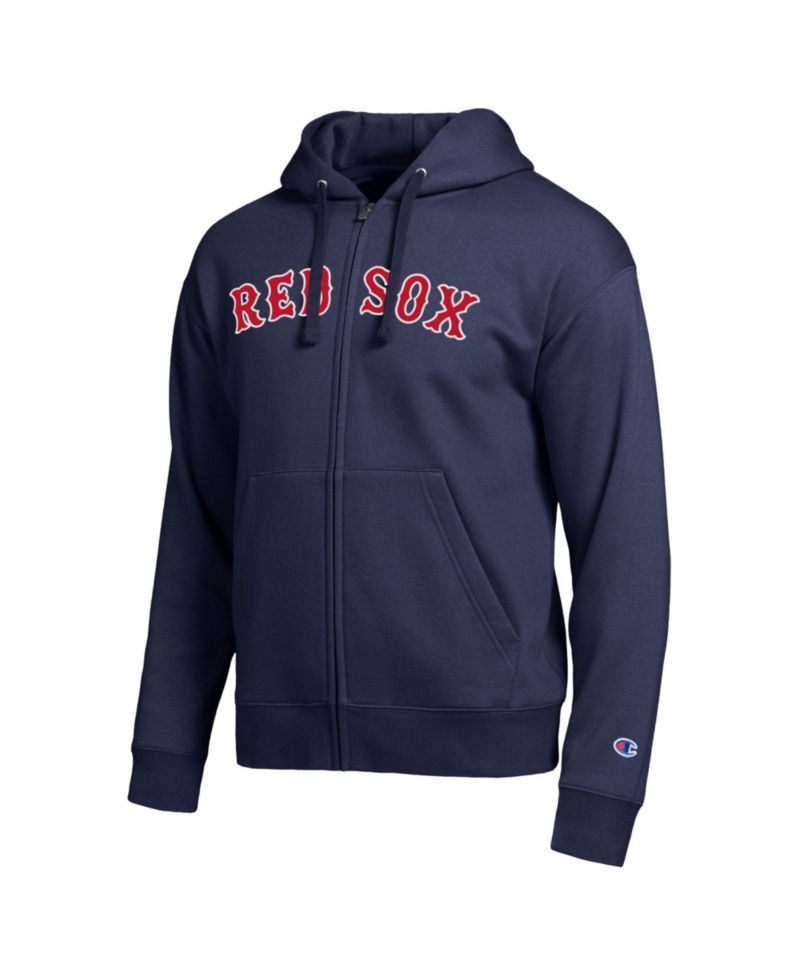 Men's Boston Red Sox Navy All-Star Wordmark Full-Zip Hoodie