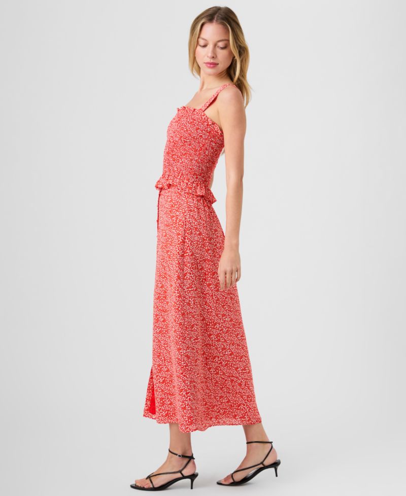 Women's Floral Print Midi Skirt