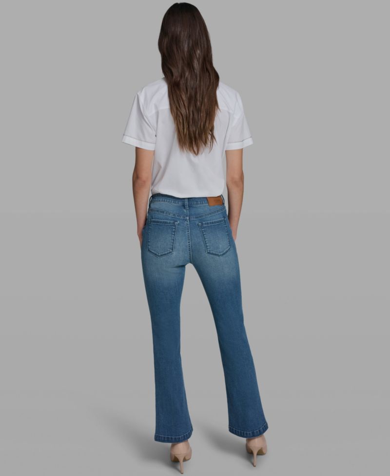 Women's Mid-Rise Sailor Flare Jeans