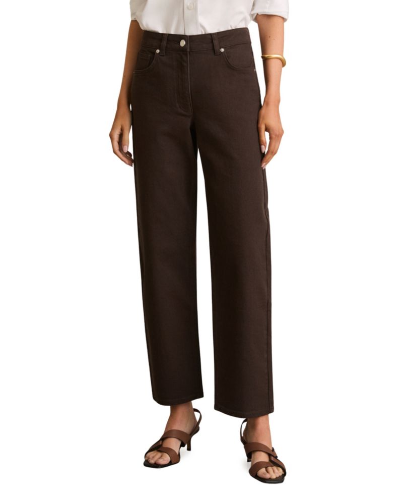 Women's Selin Mid-Rise Straight-Leg Jeans