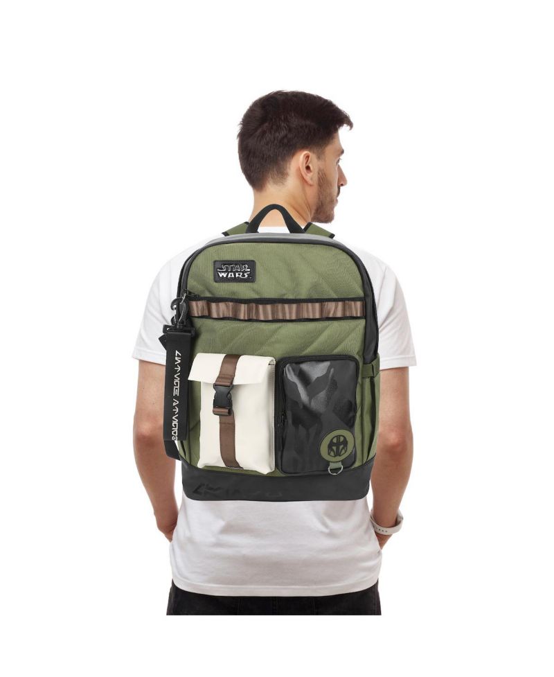 Star Wars The Mandalorian Green 18.5" Backpack