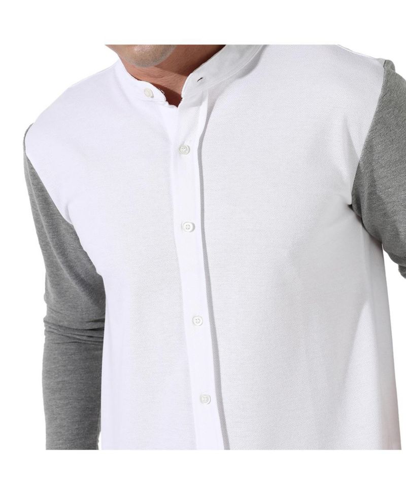 Men's Men's Colourblocked Regular Fit Shirt