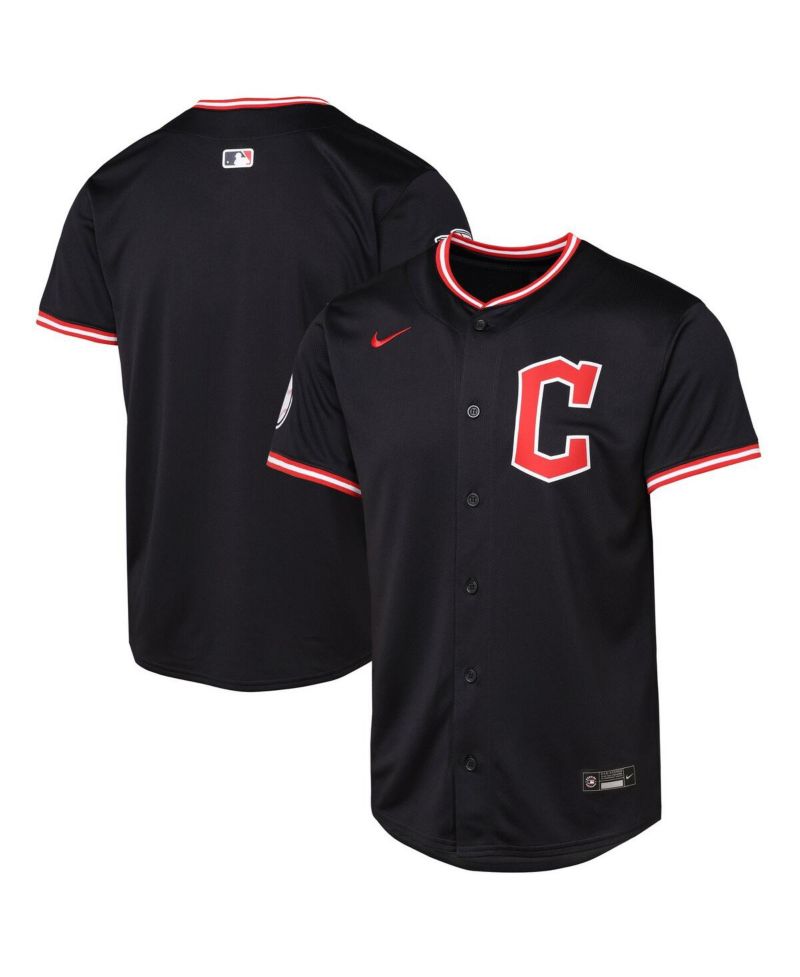 Big Boys and Girls Navy Cleveland Guardians Limited Jersey