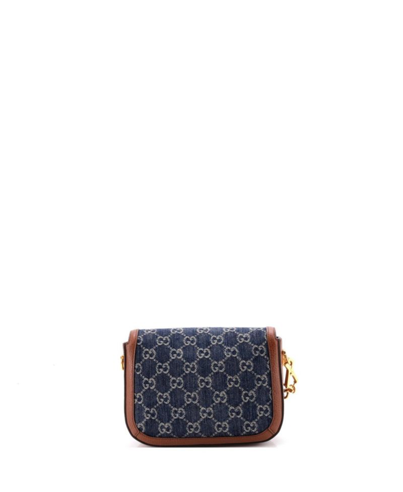 Mini Horsebit 1955 Shoulder Bag GG Denim
