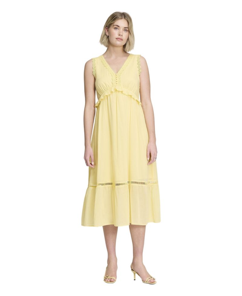 Women's Myriam V-Neck Tiered Midi Dress